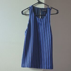 Banana Republic Navy and Black Top